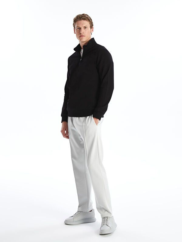 Moudda LC Waikiki - Sweatshirt jersey basique Homme Noir - Tunisie 3