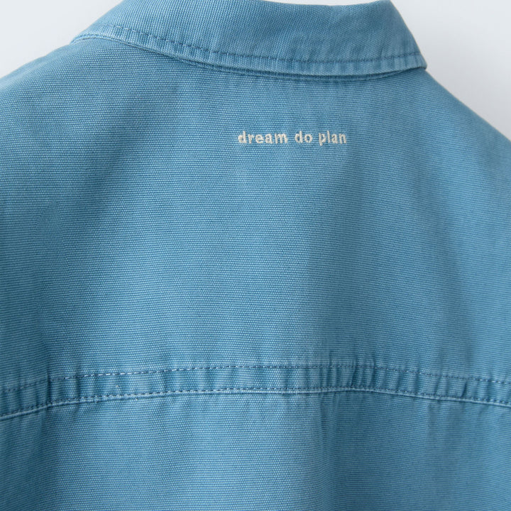 Moudda ZARA - Chemise surchemise toile bleue poches - Tunisie 4