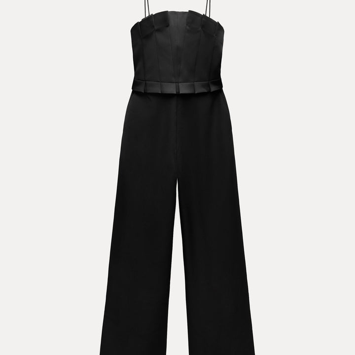 Moudda ZARA - Combinaison crêpe bustier pantalon ample - Tunisie 1