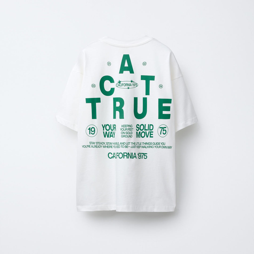 Moudda ZARA - T-Shirt - Imprimé Textes & Vert - Tunisie 2