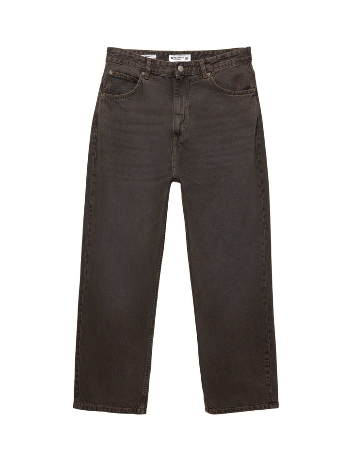 Moudda PULL & BEAR - Pantalon Denim Baggy - Marron - Tunisie 1
