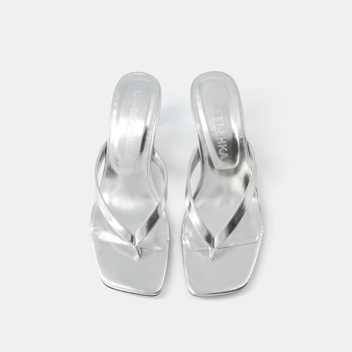Moudda BERSHKA - Mules thong métallisées - Tunisie 1