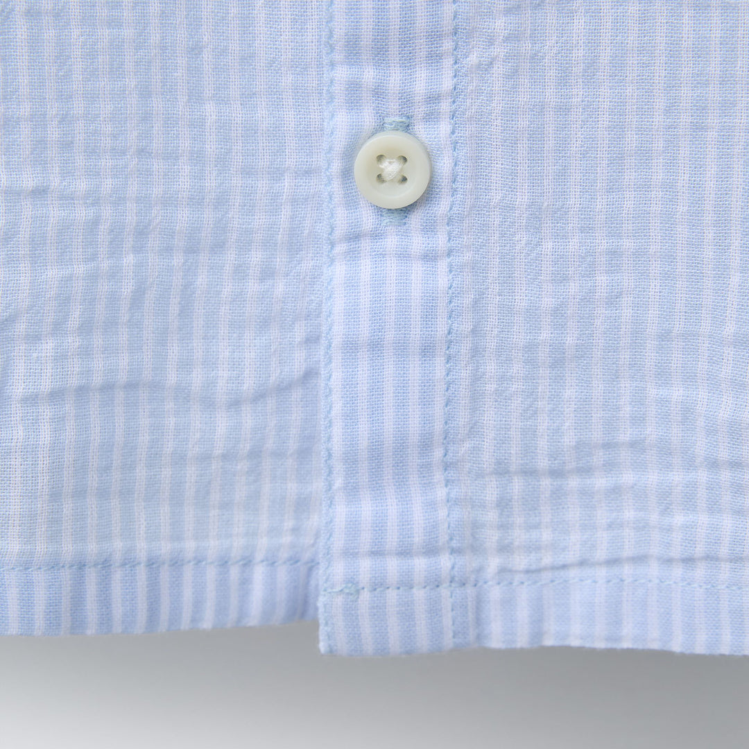 Moudda ZARA - Chemise Enfant - Rayure Bleue Basique - Tunisie 4