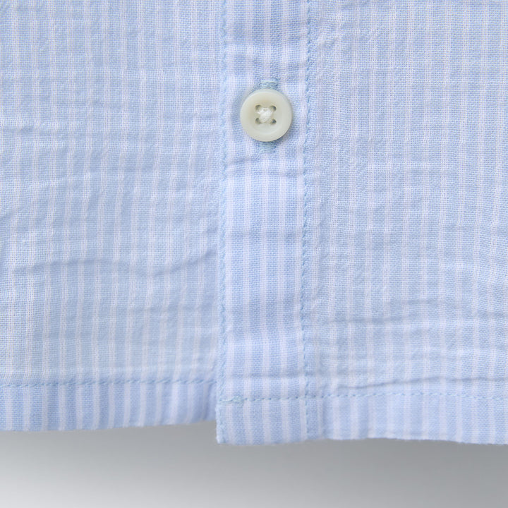 Moudda ZARA - Chemise Enfant - Rayure Bleue Basique - Tunisie 4