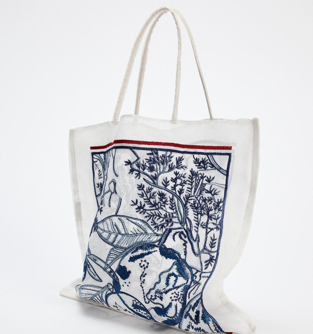 Moudda ZARA - Sac shopper organza broderie - Tunisie 3