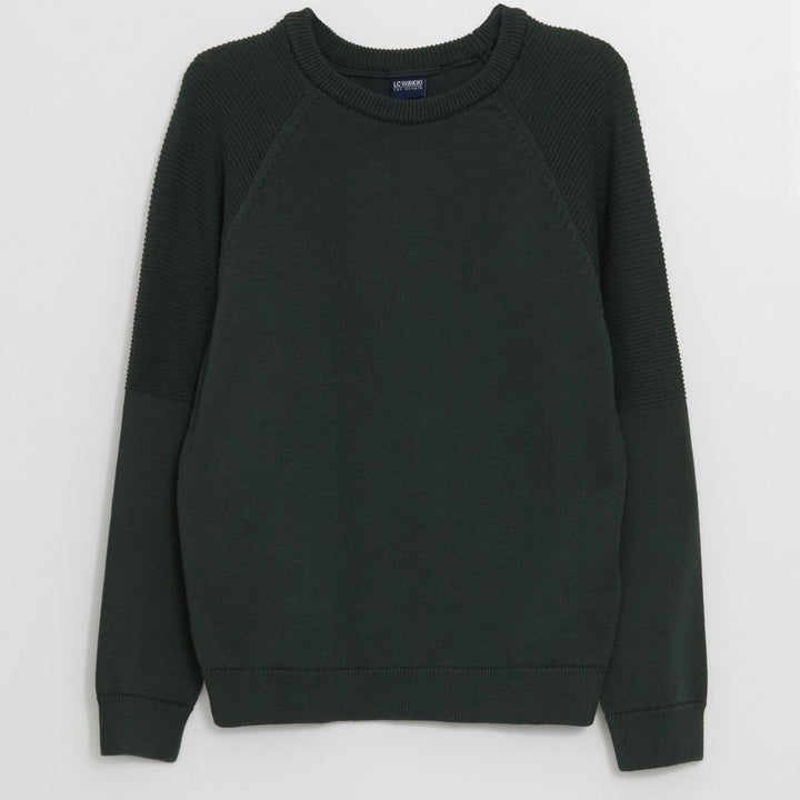 Moudda LC Waikiki - Pull en tricot Garçon Vert moyen - Tunisie 1