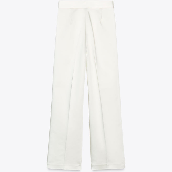Moudda ZARA - Pantalon Satiné Bonded - Taille Haute & Plis Devant - Tunisie 2
