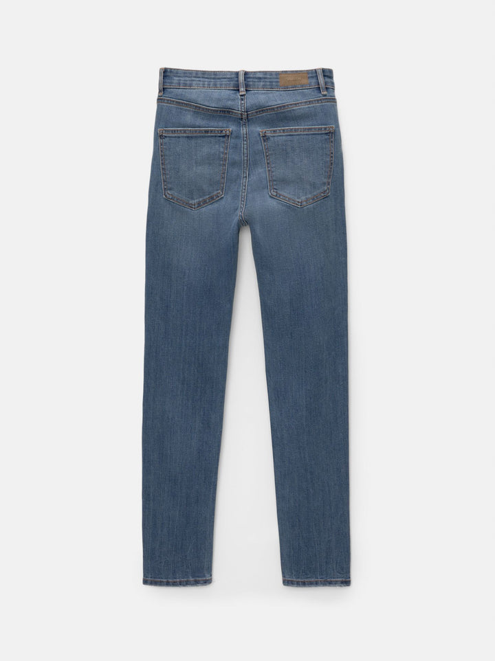 Moudda PULL & BEAR - Pantalon Skinny Taille Haute Blanc - Tunisie 1