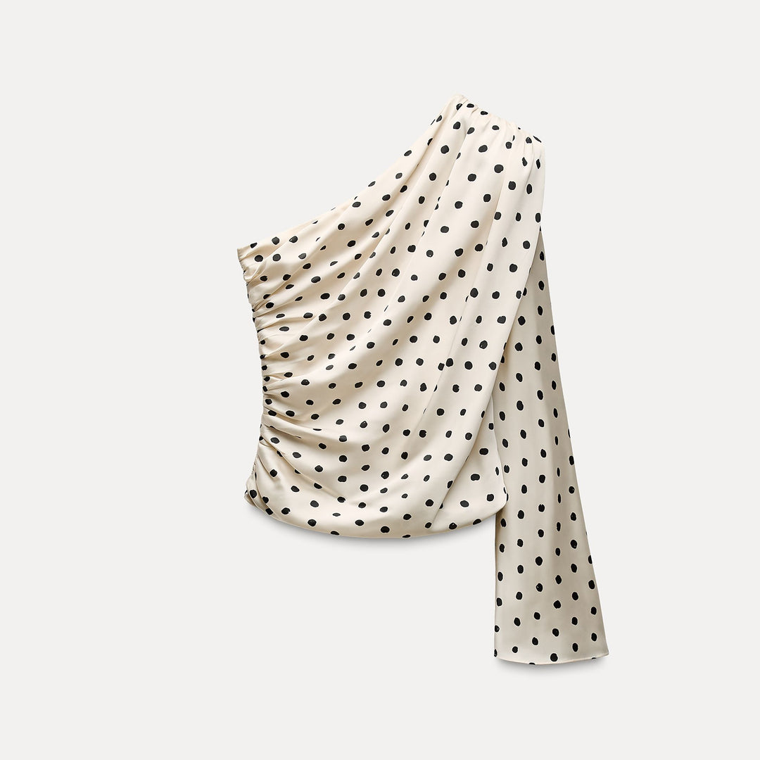 Moudda ZARA - Body Drapé à Épaulettes Imprimé - Tunisie 1