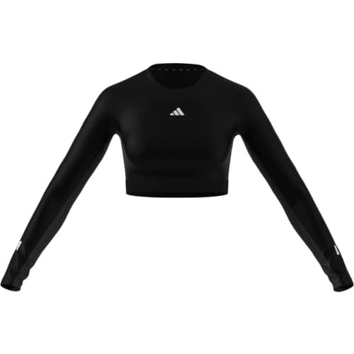 Moudda Adidas - T-shirt d’entraînement Hyperglam avec coupe cropped et manches longues - Tunisie 3