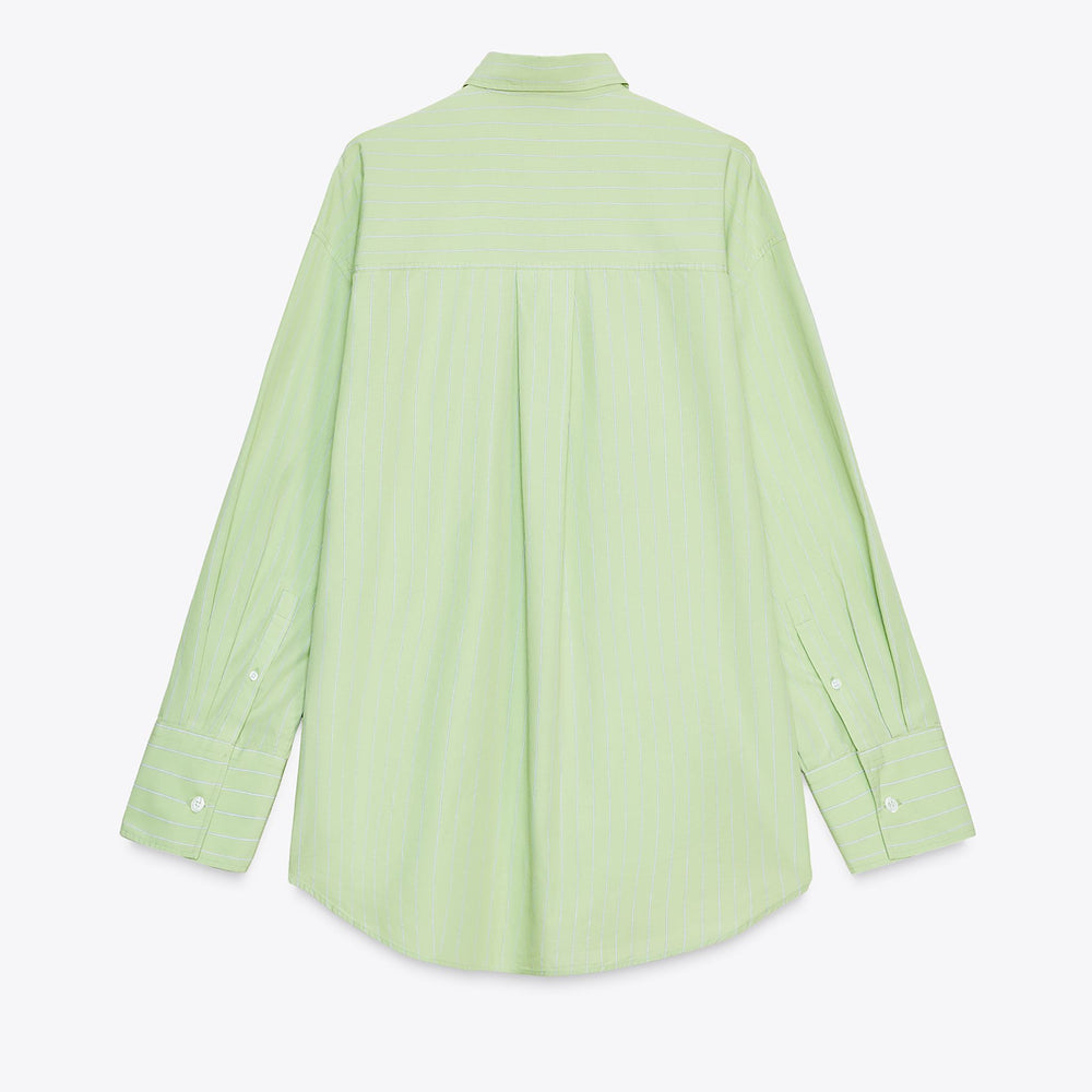 Moudda ZARA - Chemise Oversize Popeline - Rayures & Poche - Tunisie 2