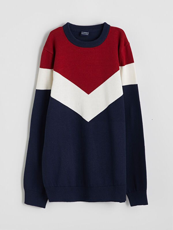 Moudda LC Waikiki - Pull en tricot Garçon Bleu foncé - Tunisie 1