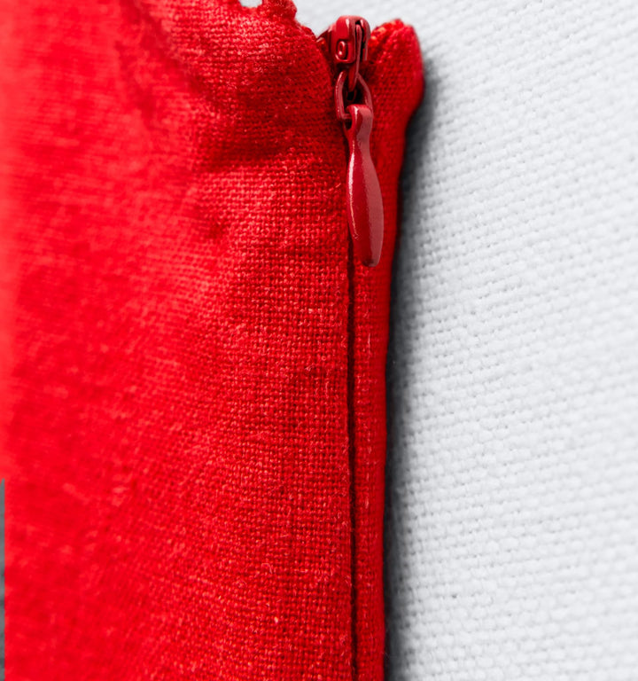 Moudda ZARA - Rouge – robe mi-longue lin/viscose fines bretelles boutons devant - Tunisie 4