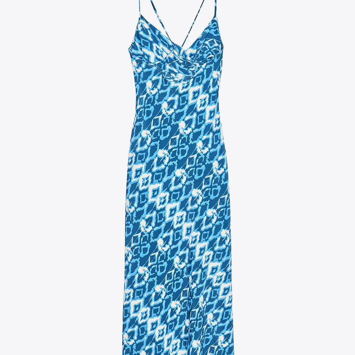Moudda ZARA - Robe Midi Lingerie - Imprimé & Bretelles Croisées Dos - Tunisie 2