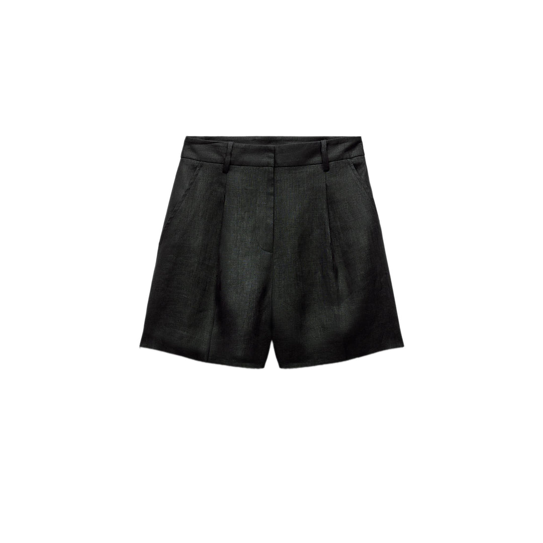 Moudda ZARA - Bermuda taille haute lin plis (Ensemble) - Tunisie 3