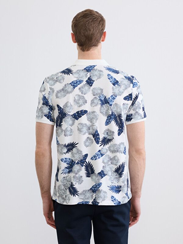 Moudda LC Waikiki - T-shirt imprimé manches courtes en jersey pour Homme couleur Blanc imprimé - Tunisie 4