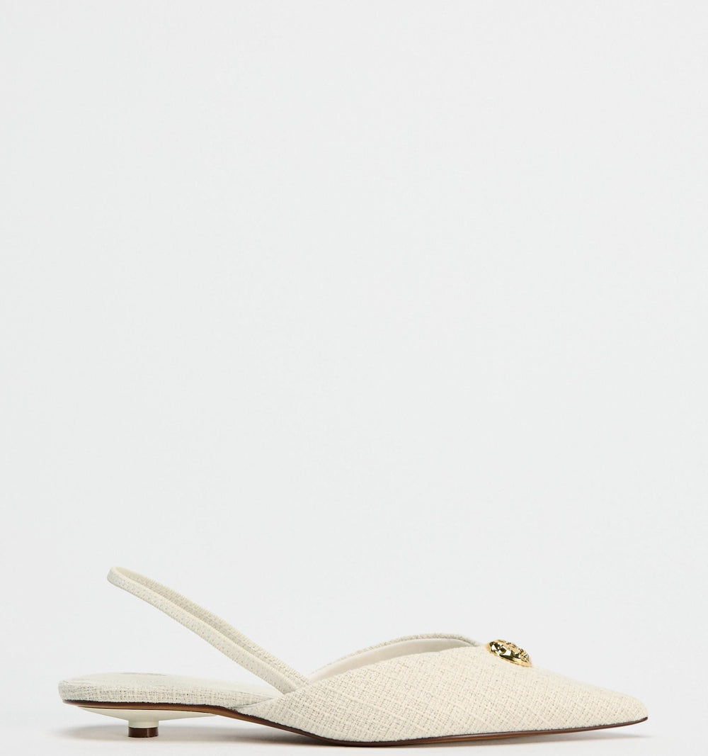 Moudda ZARA - Mocassins tissu appliqué métallique - Tunisie 2
