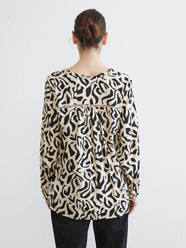 Moudda LC Waikiki - Chemisier (blouse) imprimé manches longues en tissu pour Femme - Tunisie 4