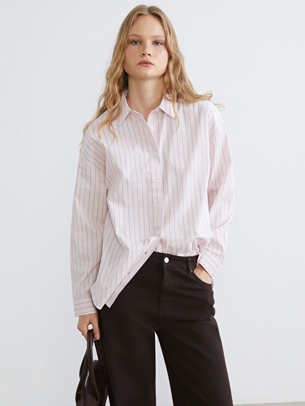 Moudda LC Waikiki - Chemise manches longues en tissu pour Femme - Tunisie 1