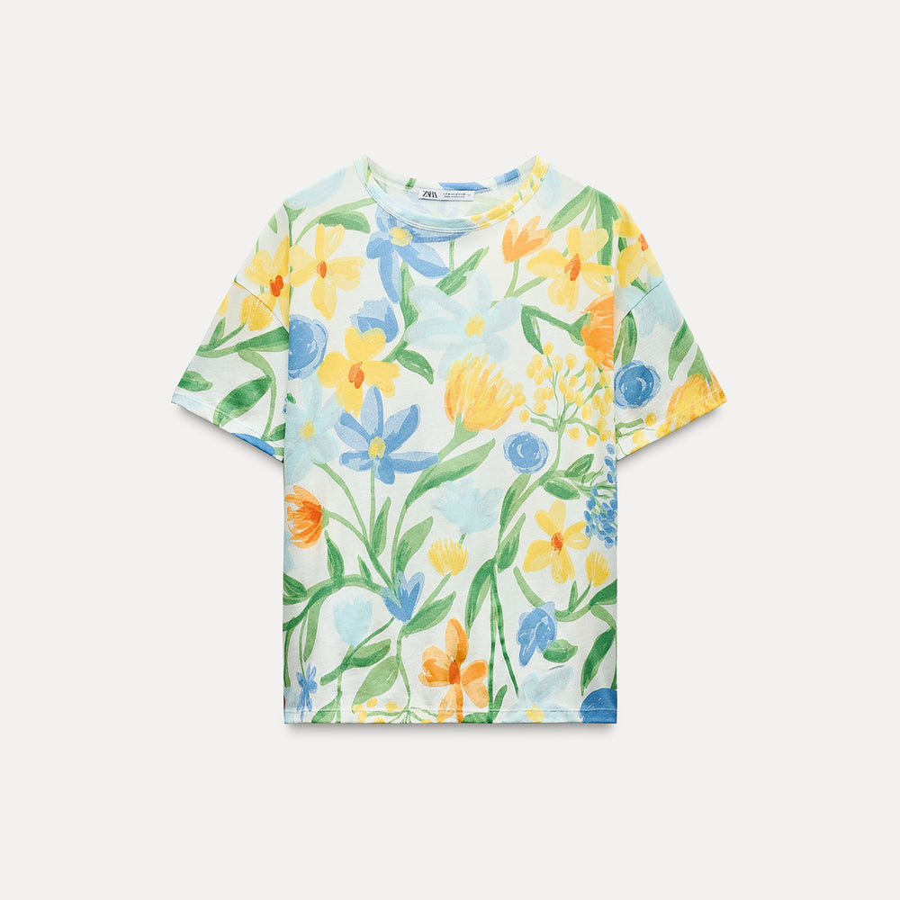 Moudda ZARA - T-shirt Imprimé All-over - Tunisie 2