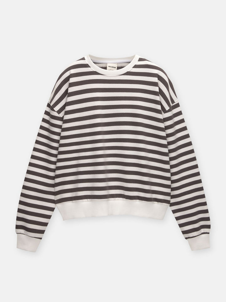 Moudda PULL & BEAR - Sweat Basique Côtelé Large Bas Rayures - Tunisie 1
