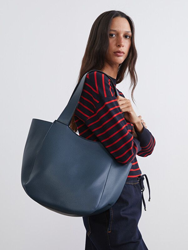 Moudda LC Waikiki - Grand sac pour Femme couleur Bleu pétrol - Tunisie 1