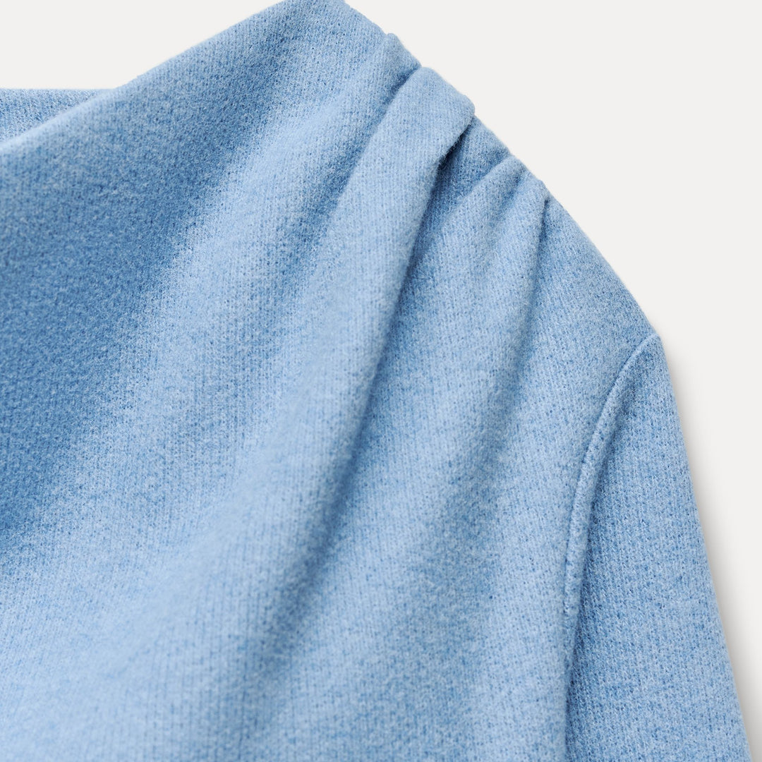 Moudda ZARA - Top Manches Longues Côtelé Asymétrique - Tunisie 3