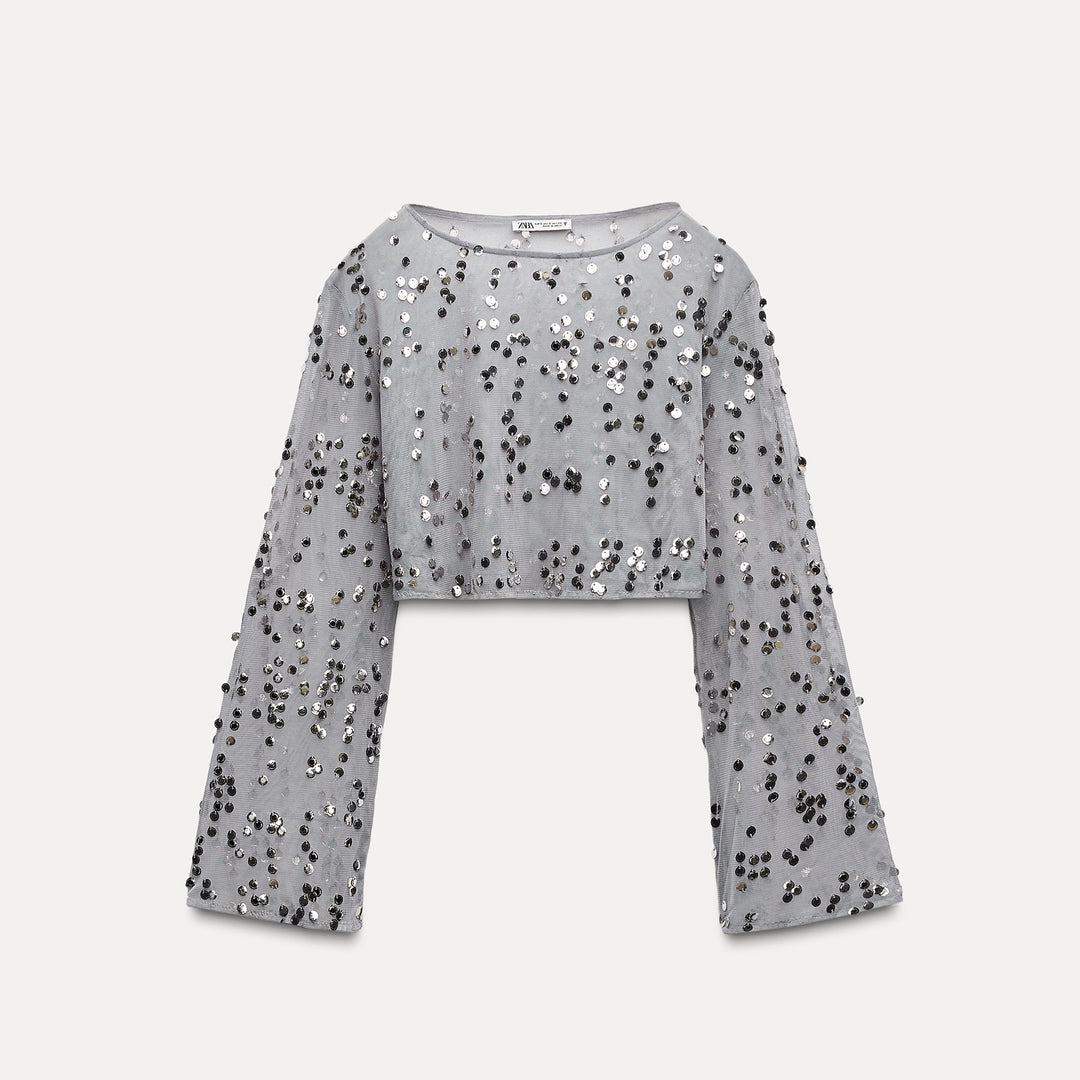 Moudda ZARA - Haut en tulle pailleté - Tunisie 1