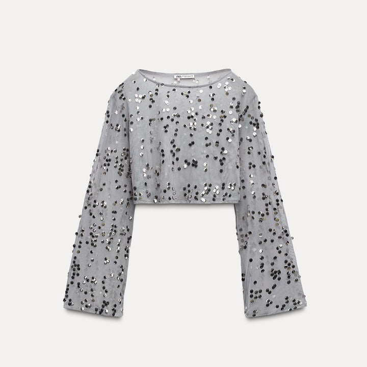 Moudda ZARA - Haut en tulle pailleté - Tunisie 1