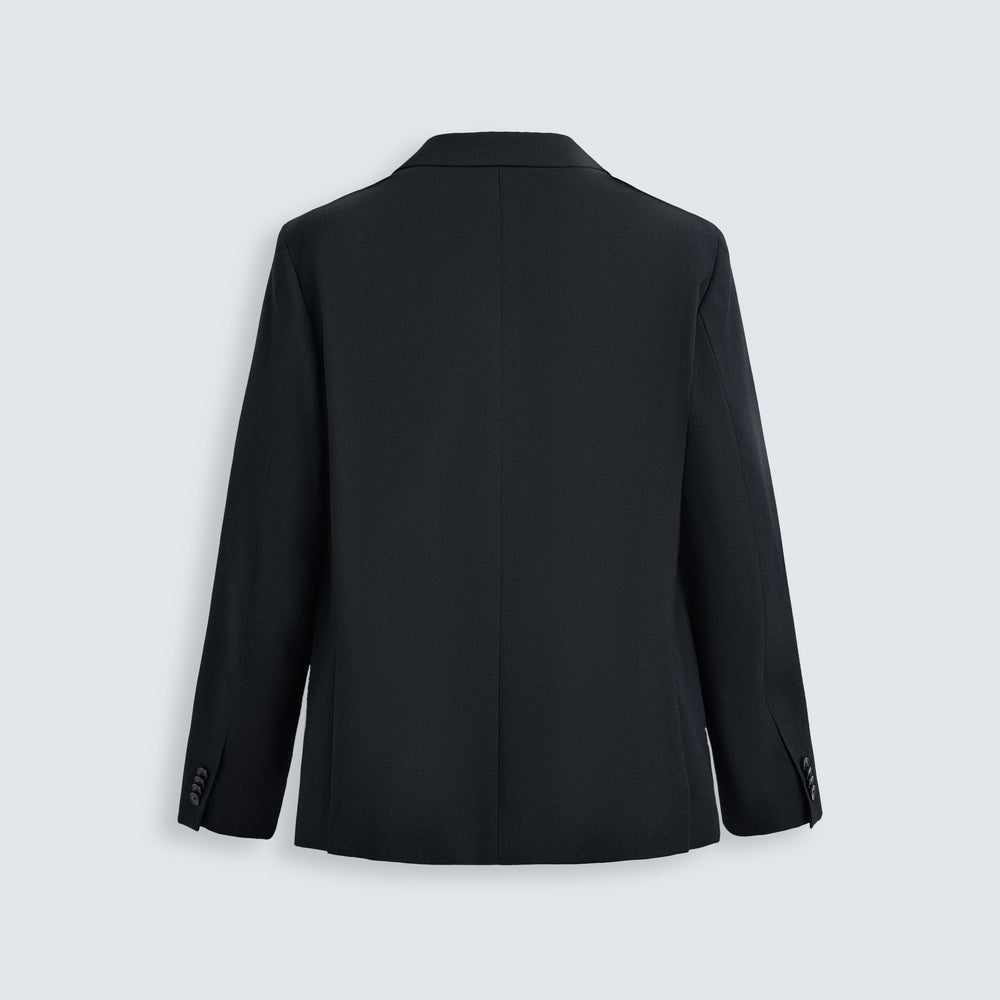 Moudda ZARA - Blazer - Twill & 50% Laine Bleu Marine - Tunisie 2