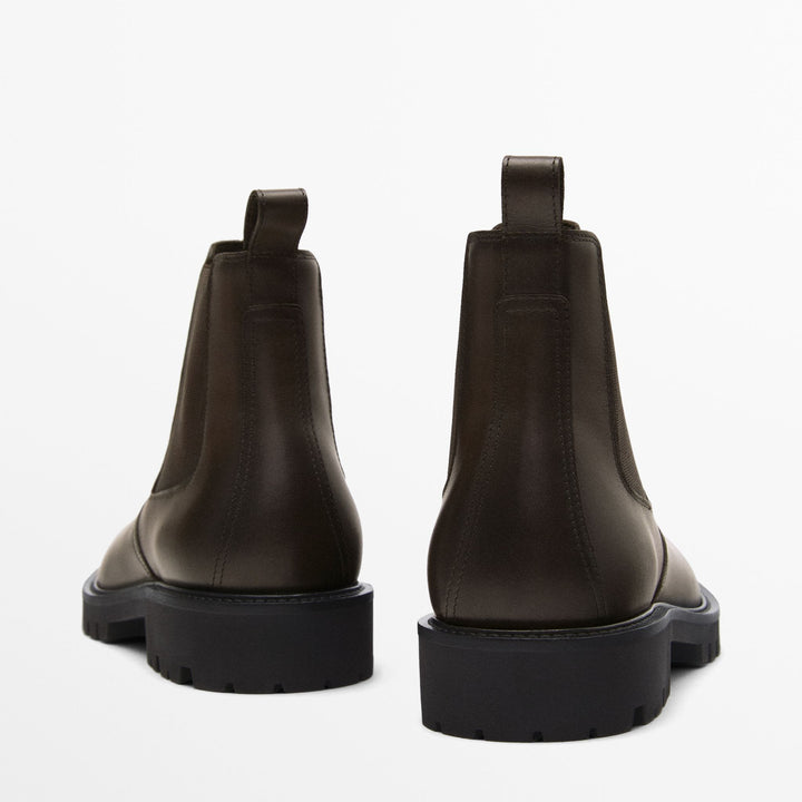 Moudda Massimo Dutti - Bottine élastiquée nappa - Tunisie 6