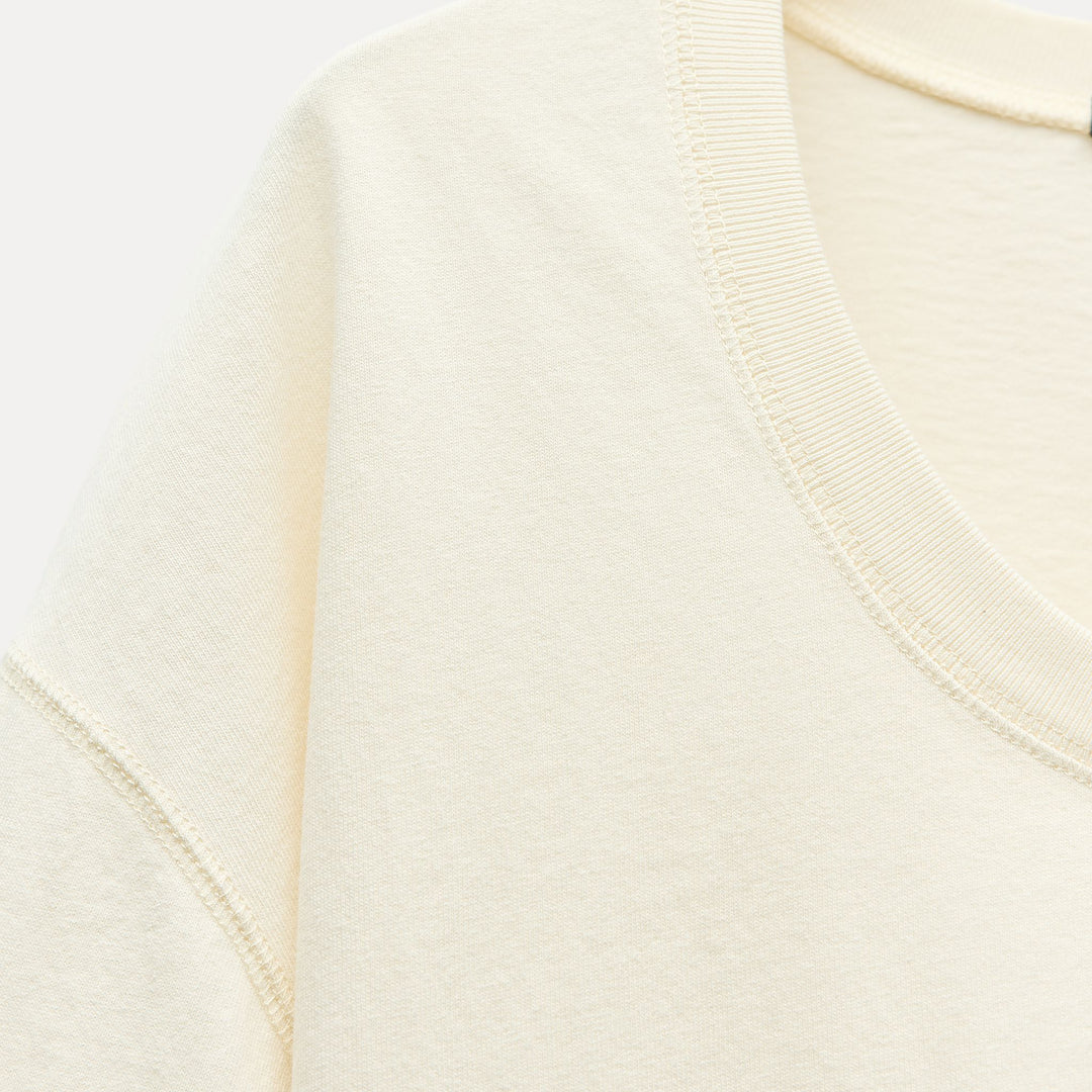 Moudda ZARA - T-shirt Oversize Col Rond - Tunisie 3