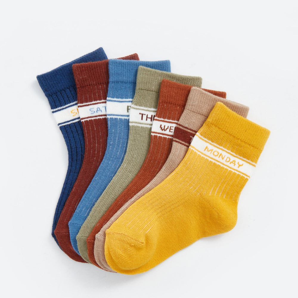 Moudda LC Waikiki - Chaussettes courtes Garçon Jaune moutarde - Tunisie 2