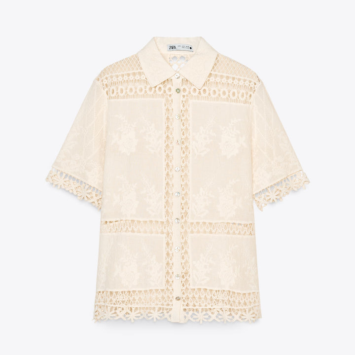 Moudda ZARA - Blouse Courte - Crochet - Tunisie 1