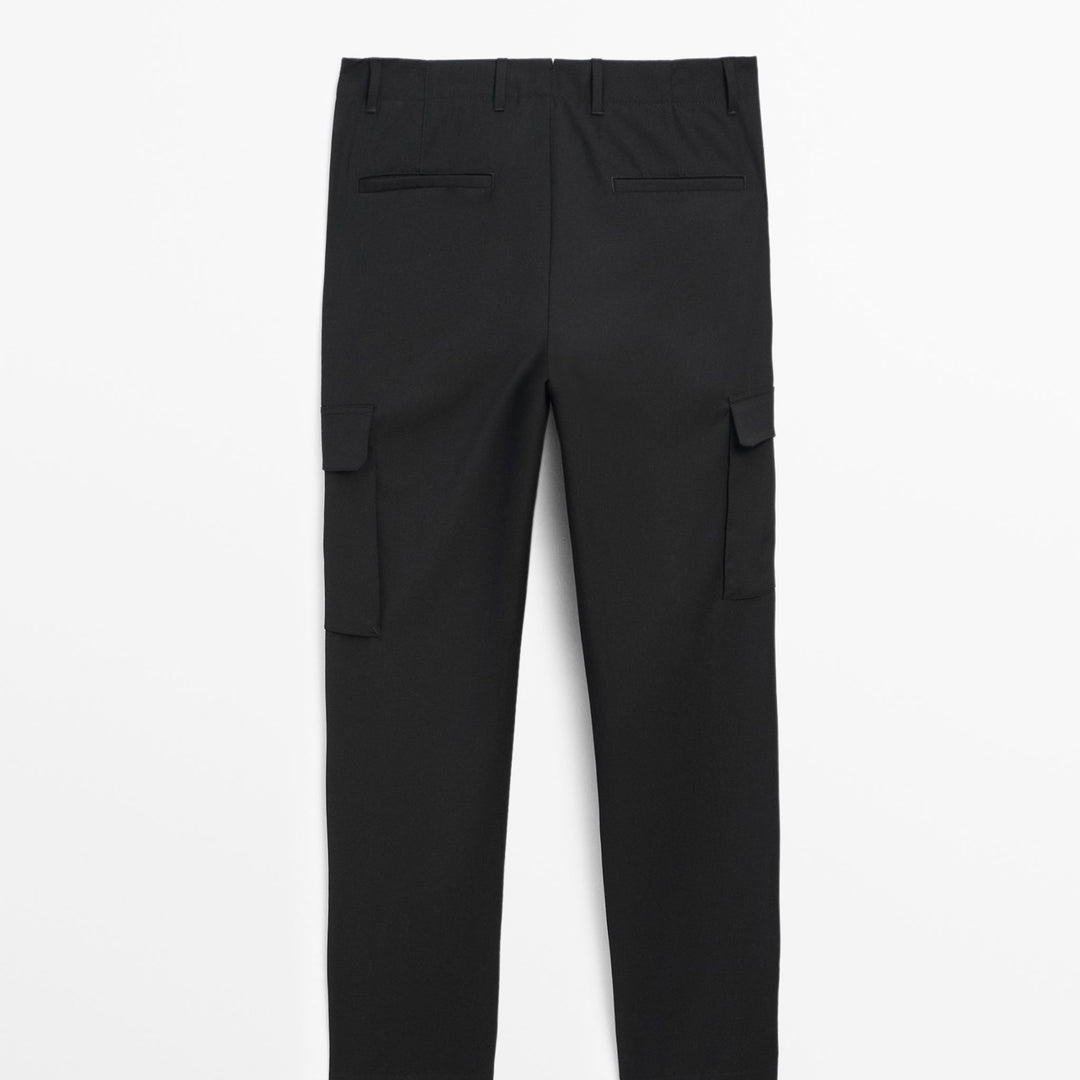 Moudda Massimo Dutti - Pantalon smart cargo laine - Tunisie 5
