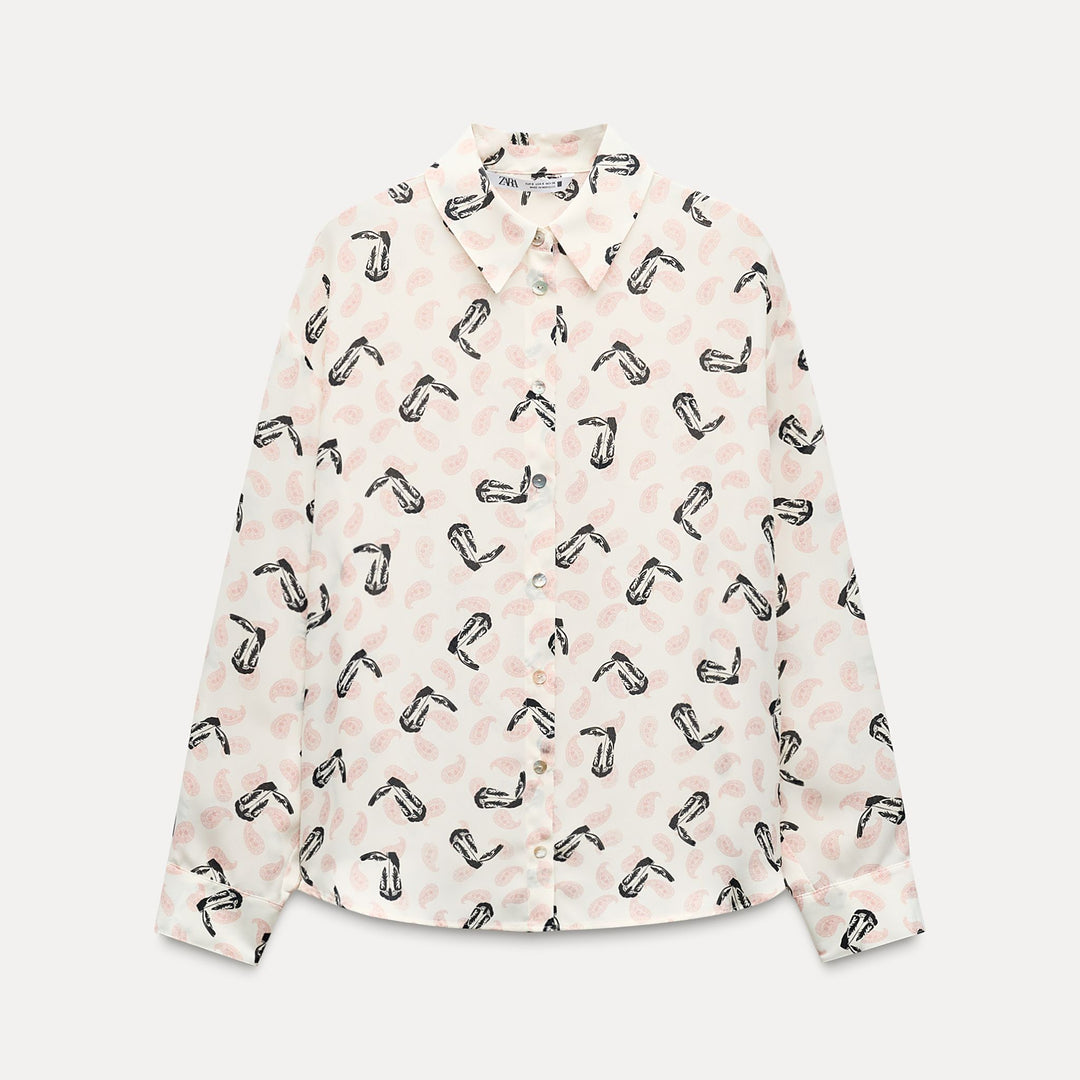 Moudda ZARA - Chemise ample imprimée cowboy - Tunisie 1