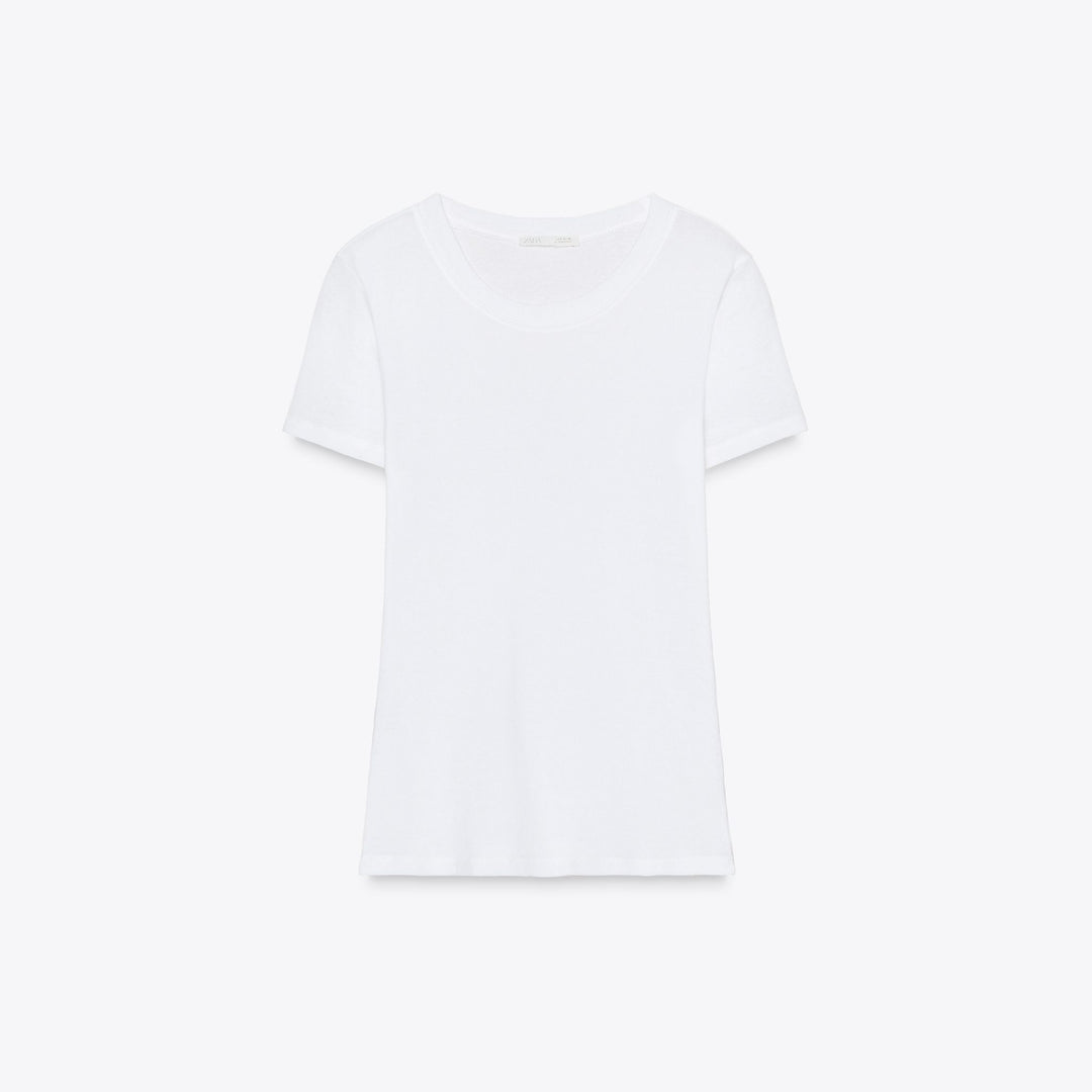 Moudda ZARA - T-Shirt - Crêpe & Col Rond - Tunisie 1