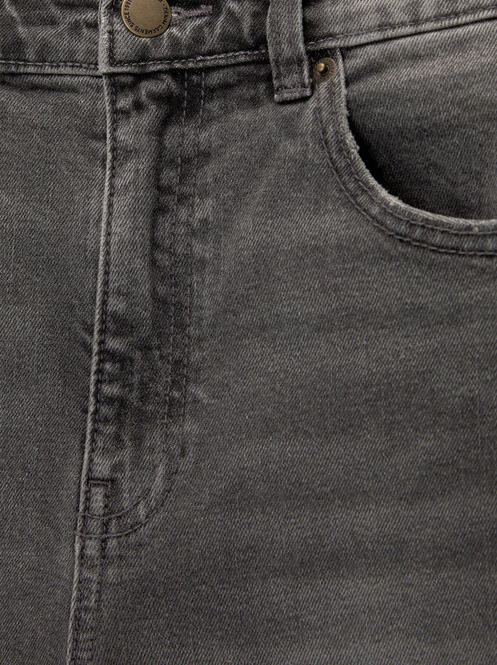 Moudda PULL & BEAR - Pantalon Mom Confort Gris - Tunisie 5