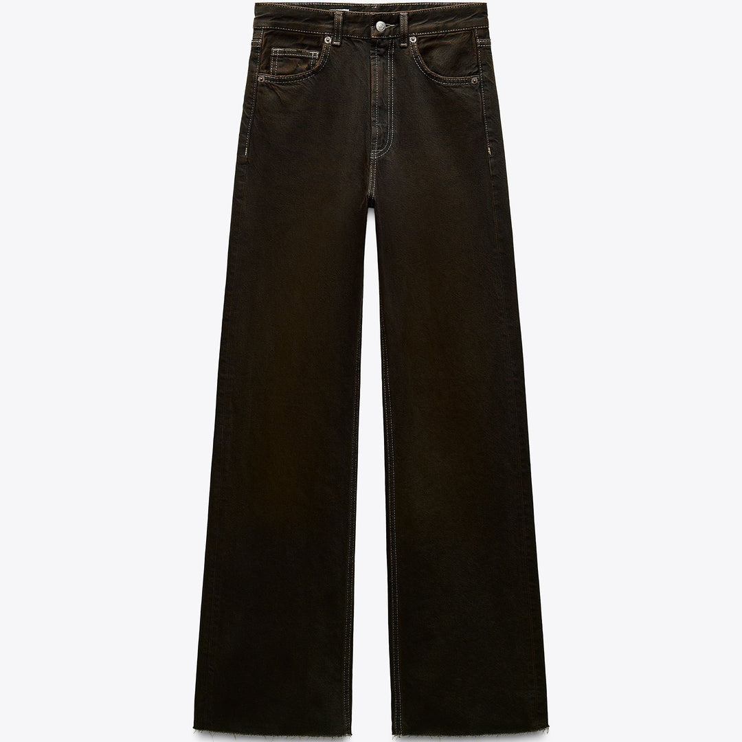 Moudda ZARA - Pantalon Wide Leg - Taille Haute - Tunisie 1