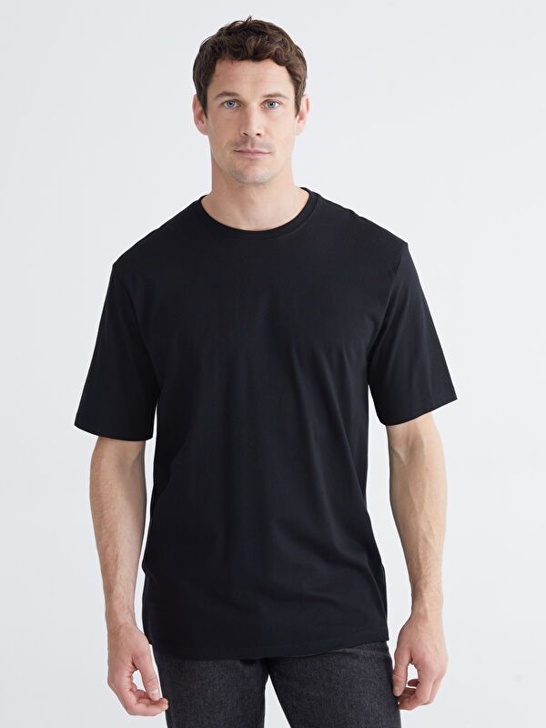Moudda LC Waikiki - T-shirt basique col rond manches courtes en jersey pour Homme - Tunisie 1