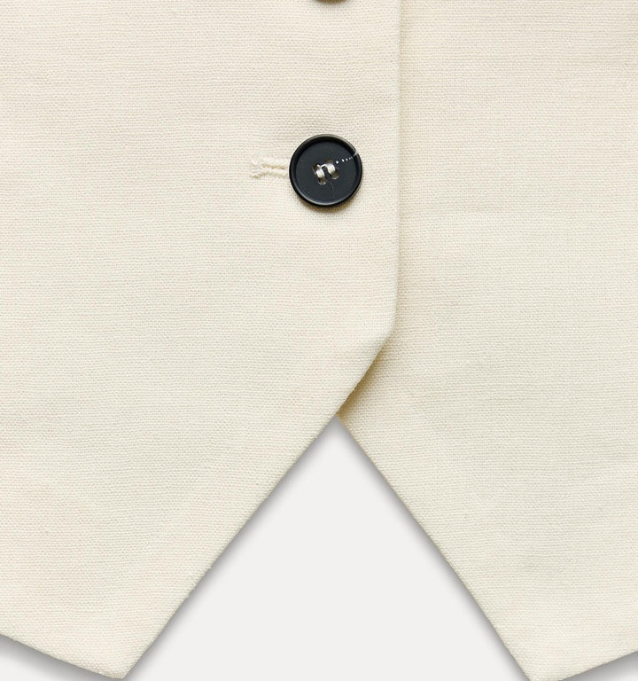 Moudda ZARA - Gilet tailleur lin (Ensemble) - Tunisie 1