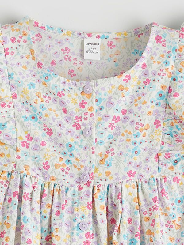 Moudda LC Waikiki - Robe manches courtes en tissu pour Fille - Tunisie 2