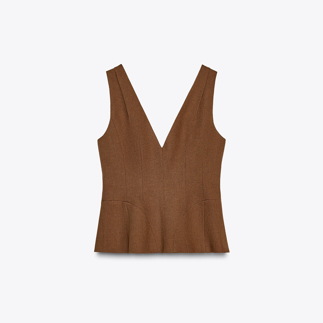 Moudda ZARA - Gilet Court - Volume & Boutons - Tunisie 2