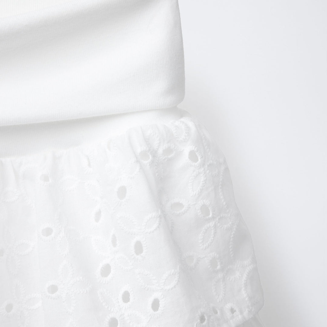 Moudda ZARA - Jupe Fille - Schiffli & Ceinture Jersey - Tunisie 3