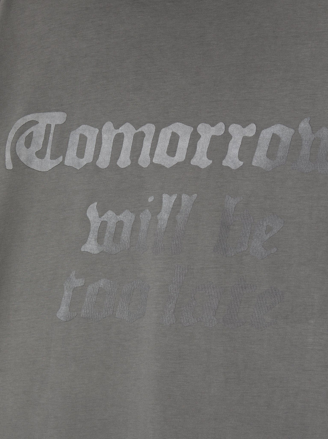 Moudda PULL & BEAR - T-Shirt Demi-Manches Oil Wash Imprimé Boxy Fit Gris - Tunisie 4