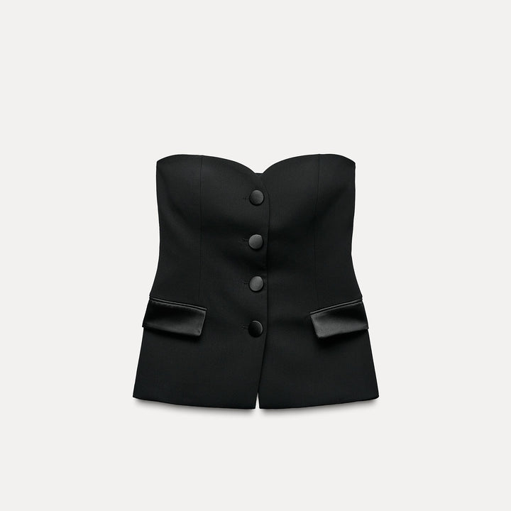 Moudda ZARA - Bustier combiné satin (Ensemble) - Tunisie 2
