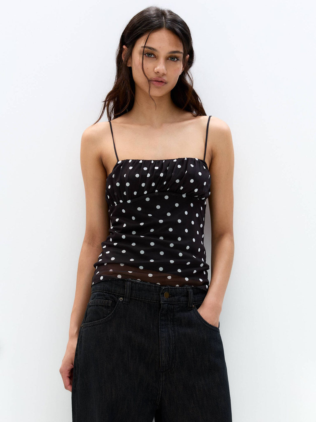 Moudda PULL & BEAR - Top - Pièce Fronces & Pois - Tunisie 2