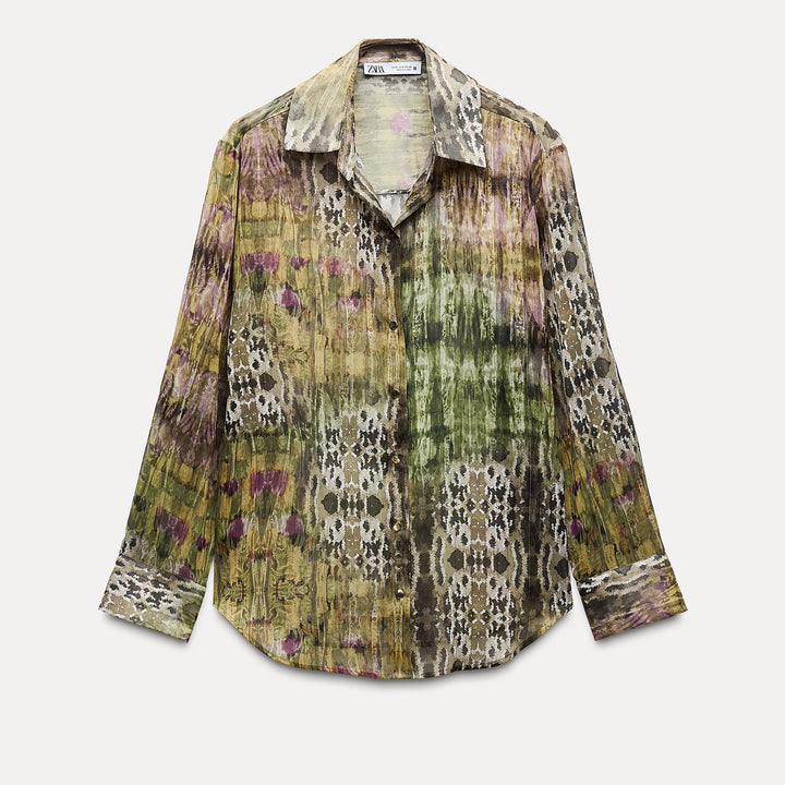 Moudda ZARA - Chemise Imprimé Patchwork - Tunisie 2