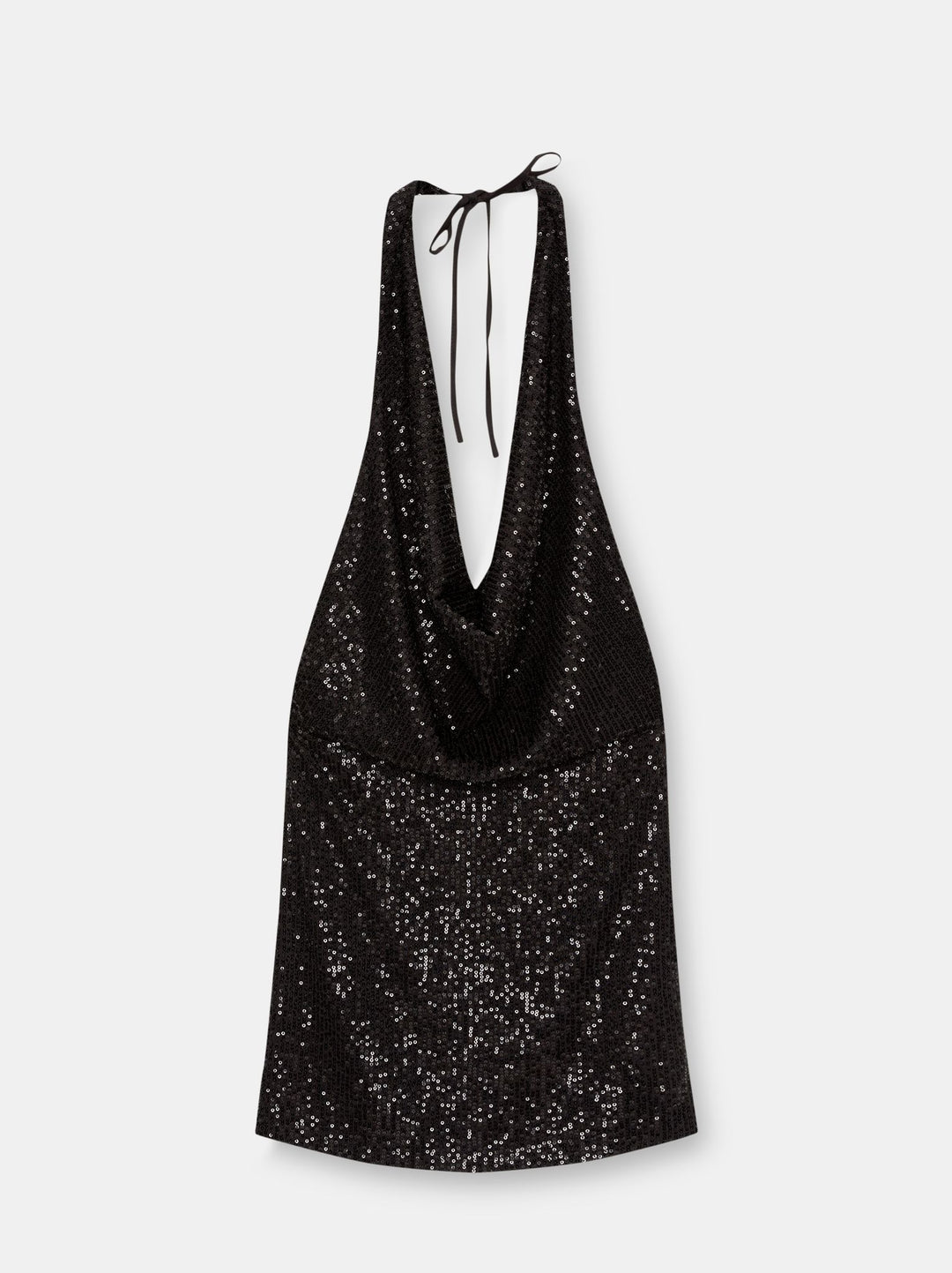 Moudda PULL & BEAR - Robe Halter Mini Paillettes Nuit - Tunisie 3