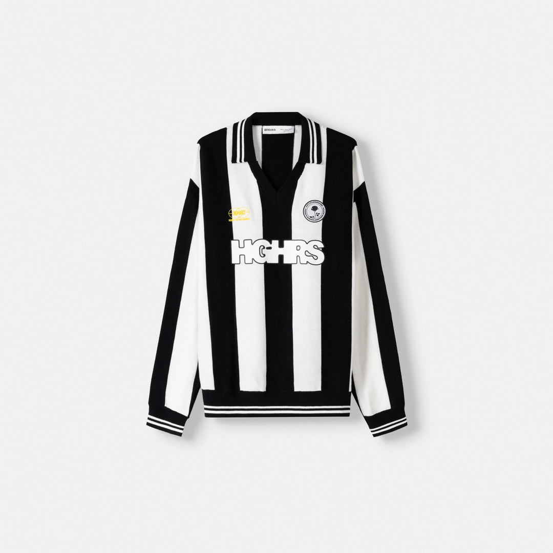 Moudda BERSHKA - Pull Style Rugby Col Polo - Tunisie 1